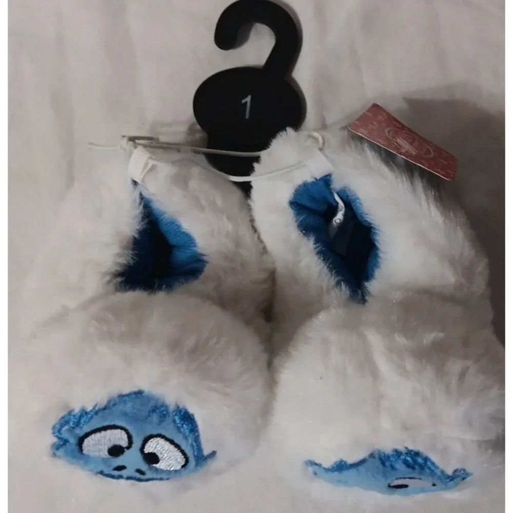 Toddler Christmas‎ Slippers Sz 1 Abominable Snowman Rudolph Movie Holiday Gift